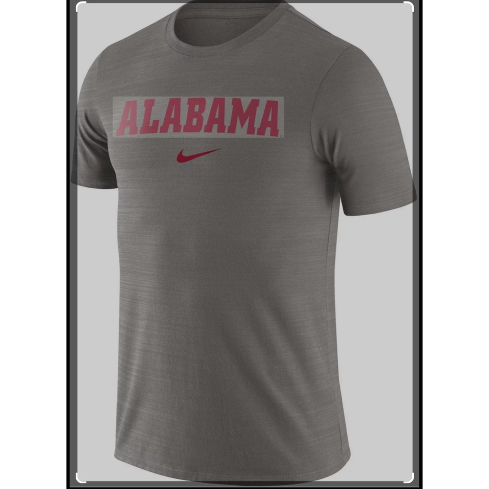 Nike Men's University Of Alabama Dri-FIT Team Issue Velocity T-Shirt‎